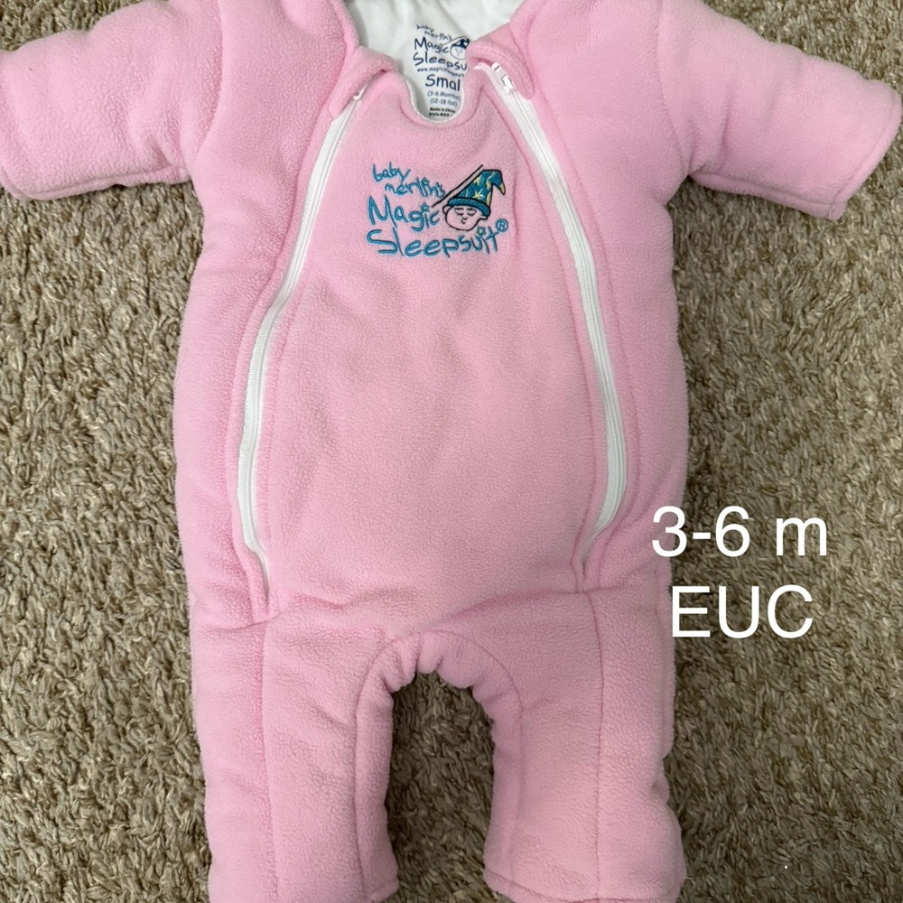 Fleece Magic Sleepsuit 3-6m
